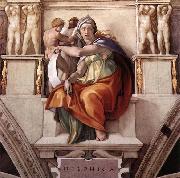 Michelangelo Buonarroti The Delphic Sibyl France oil painting artist